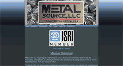 Desktop Screenshot of metalsourcellc.com